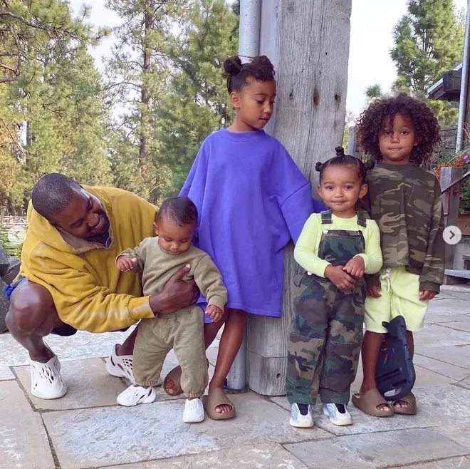 Kanye and Kim Kardashian still co-parent their four children