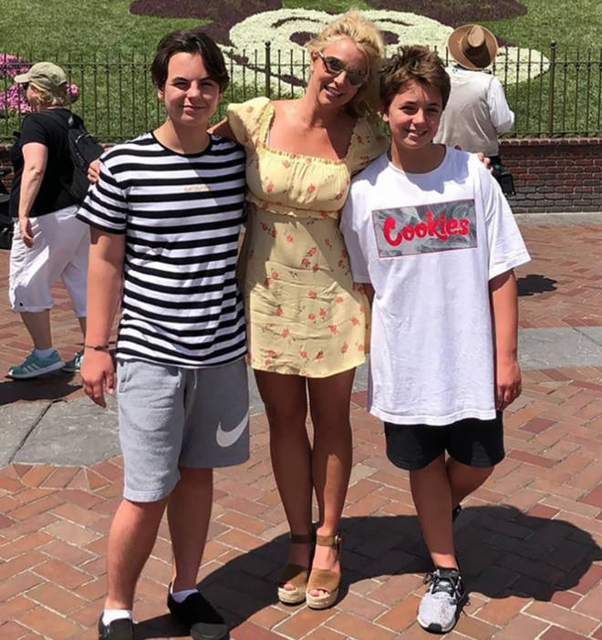 Britney Spears has two sons from previous marriage with Kevin Federline