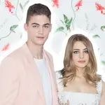 Hero Fiennes Tiffin and Josephine Langford have made After fans' day