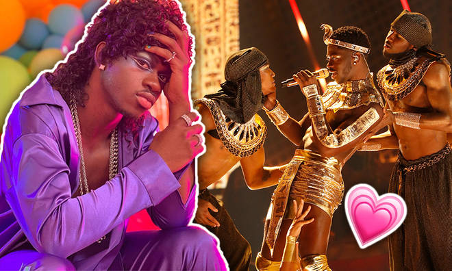 Lil Nas X puts on a steamy display at the BET Awards