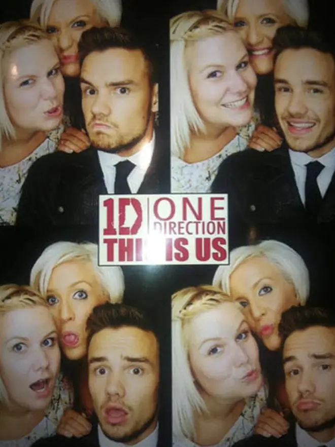 Liam Payne with his sisters Ruth and Nicola at the 1D This Is Us premiere