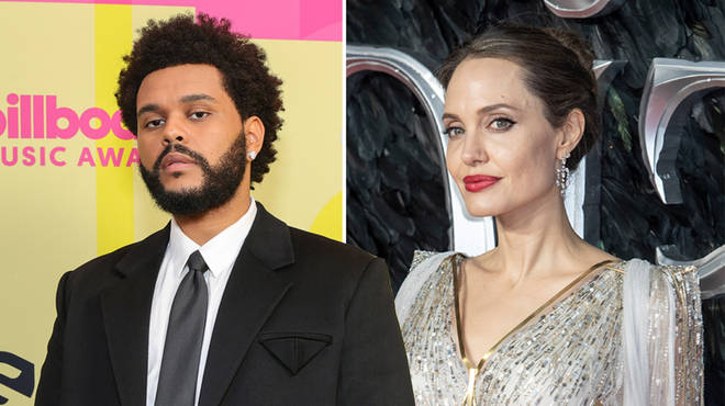 The Weeknd and Angelina Jolie were pictured having dinner in LA