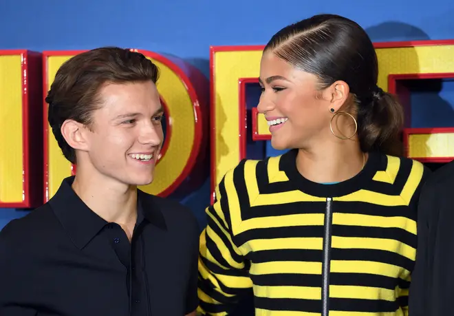 Tom Holland and Zendaya (pictured in 2017) were papped kissing in LA in July 2021