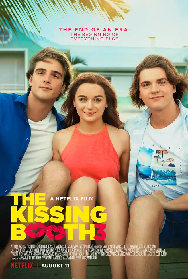 The new poster for The Kissing Booth 3