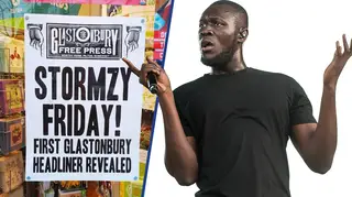Stormzy confirmed as Glastonbury 2019 headliner through charity shop posters