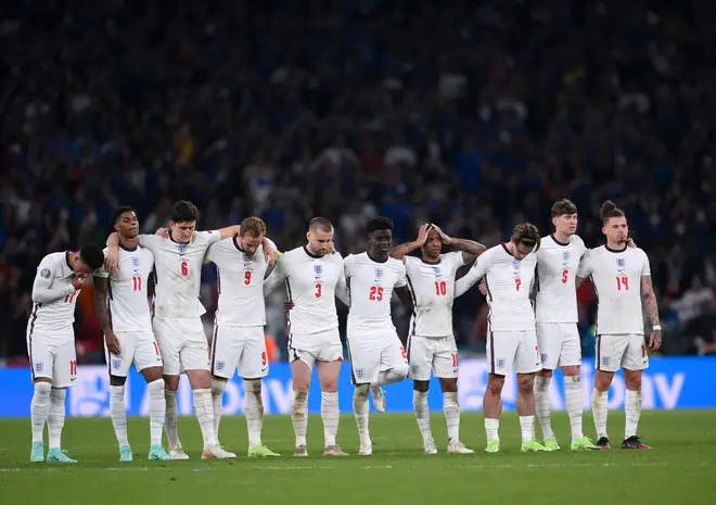 The England team have been targeted by vile online abuse since their loss at the Euro 2020 final