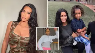 Kim Kardashian asked a TikTok star to remove a video of North