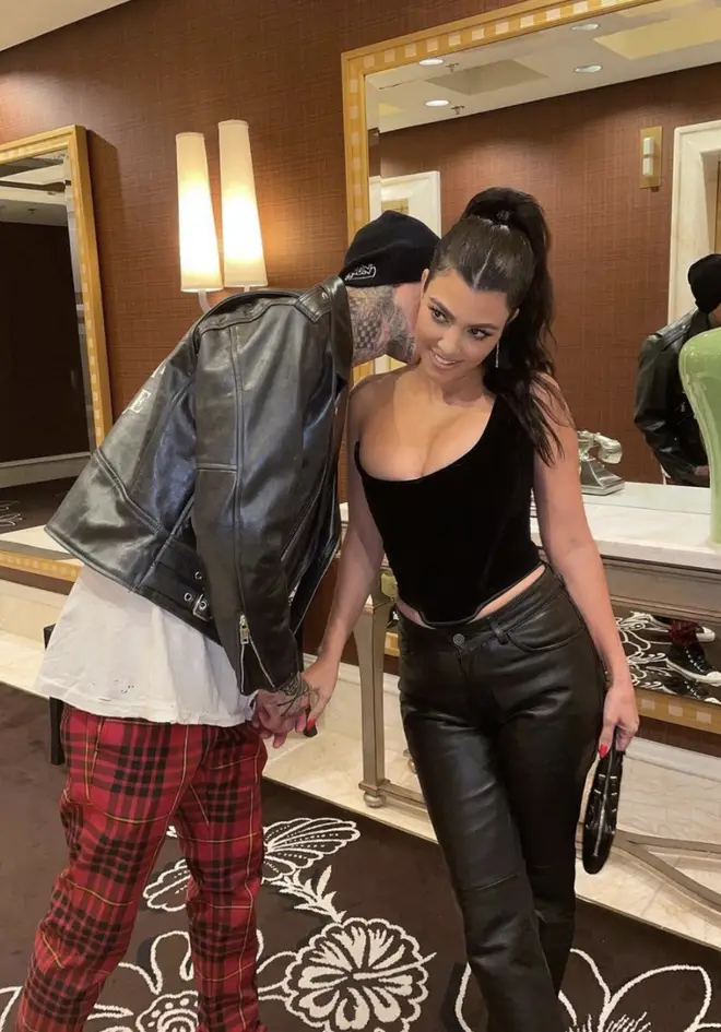 Kourtney Kardashian and Travis Barker fans think the pair have tied the knot
