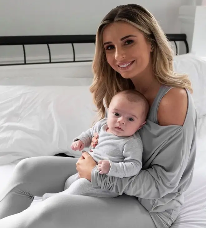 Dani Dyer is preparing to jet off with son Santi