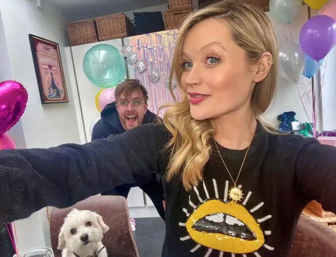 Laura Whitmore and husband Iain Stirling