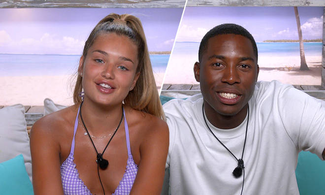 Lucinda Strafford and Aaron Francis are growing close in Love Island
