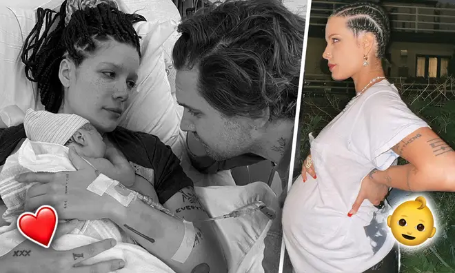 Halsey has welcomed her first baby