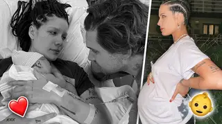 Halsey has welcomed her first baby