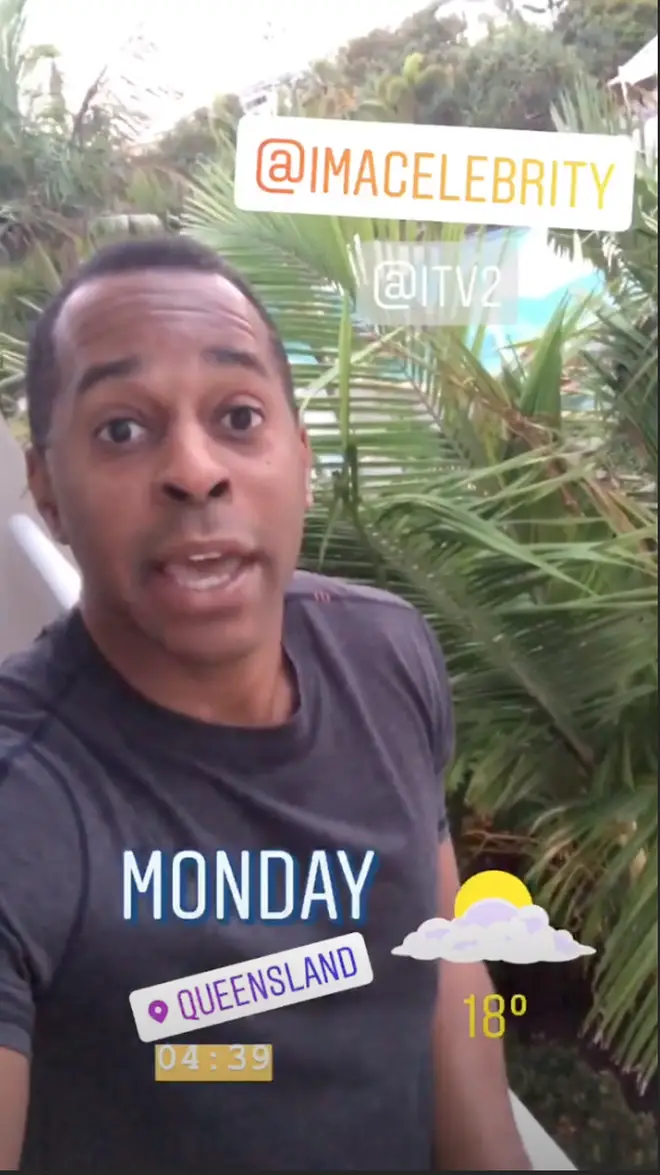 Andi Peters posted from Australia before confirming he's appearing on 'I'm A Celebrity' 2018