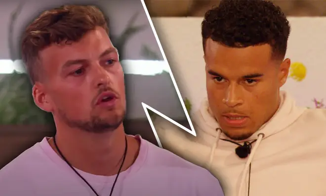 Tensions rise in the Love Island villa as Hugo puts Toby on blast