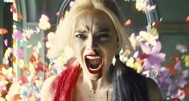 Margot Robbie plays Harley Quinn