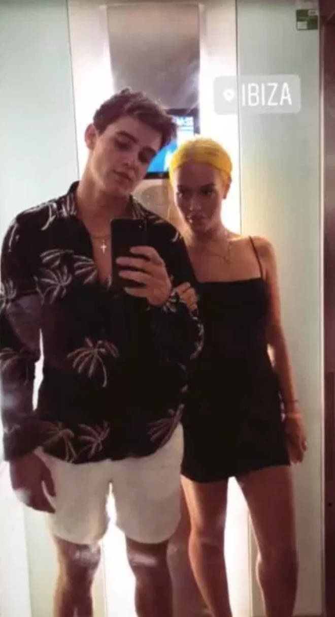 Sam Prince and Lottie Tomlinson spotted kissing in a club on holiday in Ibiza