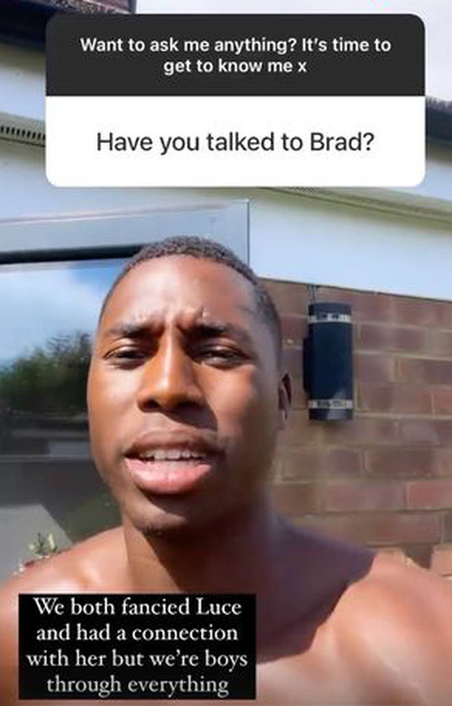 Aaron Francis spoke out about Brad on Instagram