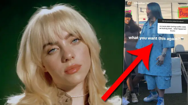 Billie Eilish claps back at fan who says she dresses "boring" now