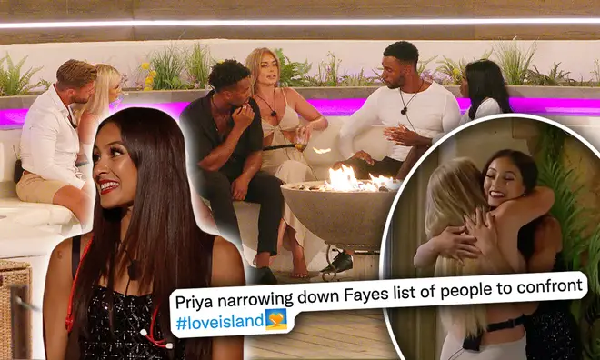 Why did Priya spill the tea to Faye?