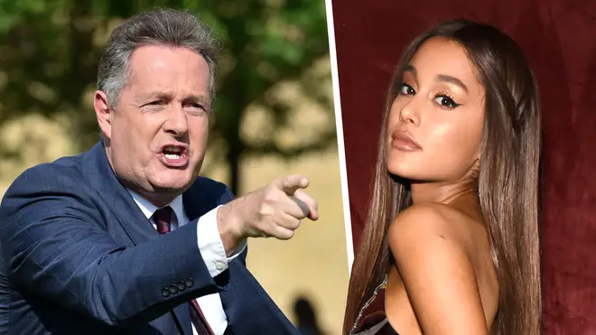 Ariana Grande has defended Little Mix and Ellen DeGeneres against Piers Morgan