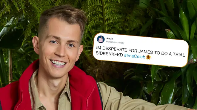 James McVey's fans are rallying to get him more screen-time on I'm A Celeb