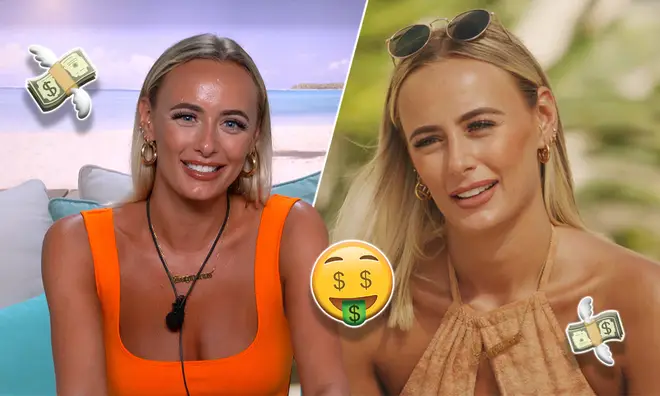 Millie Court is on track to becoming a millionaire after winning Love Island