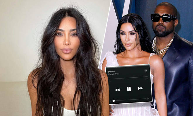 Kim Kardashian fans noticed she was listening to 'Donda' on mute