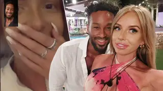 Love Island's Teddy and Faye had an adorable reunion after quarantining