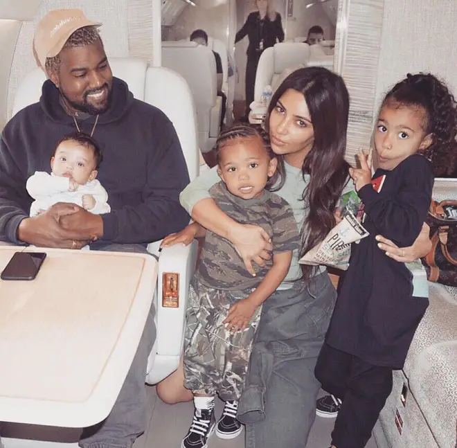 Kim Kardashian and Kanye have four kids together