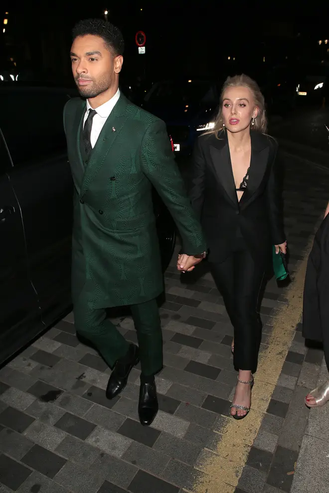 Regé and girlfriend Emily Brown made a rare appearance at the 2021 GQ Men of the Year Awards in London