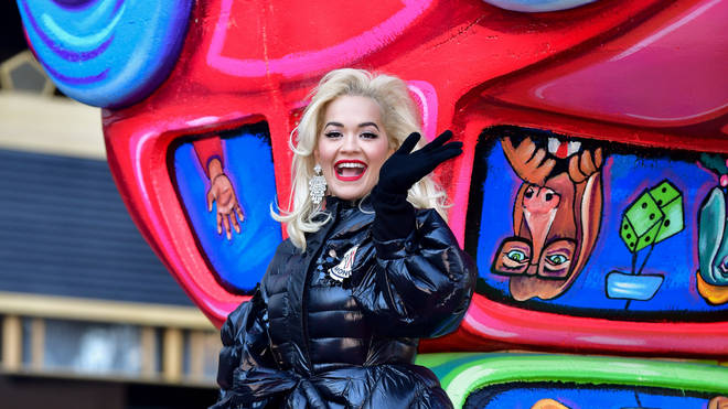 Rita Ora was caught lip-syncing her song 'Let You Love Me' during the parade