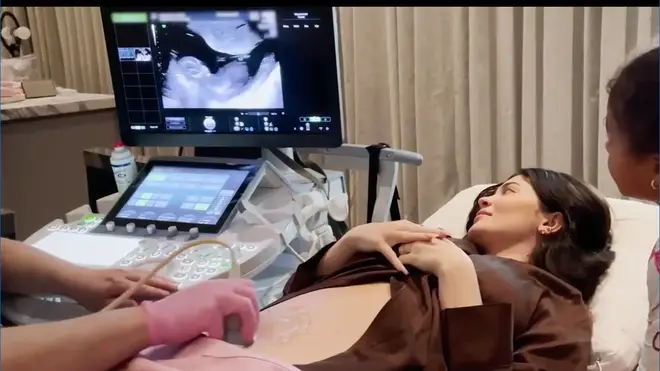 Kylie Jenner took daughter Stormi along to her first scan
