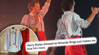 Harry Styles drew inspiration from an unlikely place with his latest outfit