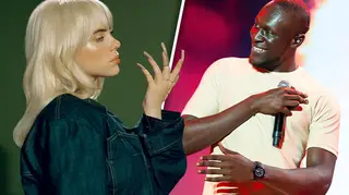Billie Eilish and Stormzy talk about fame and anxiety