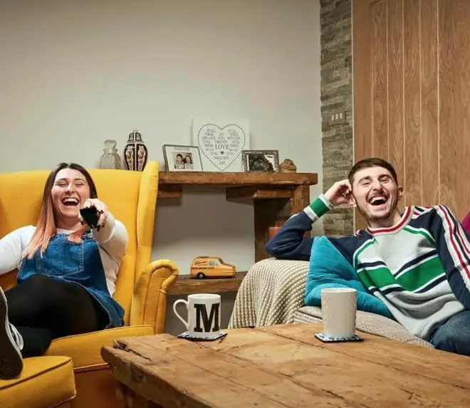 Pete and sister Sophie on Gogglebox