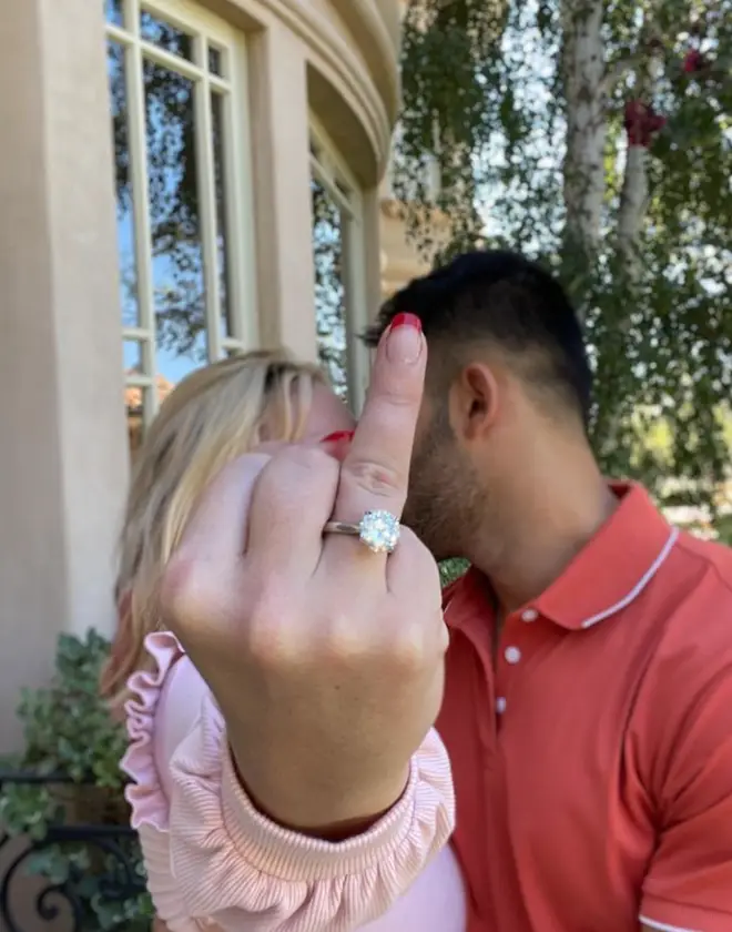 Britney Spears' boyfriend popped the question after five years together