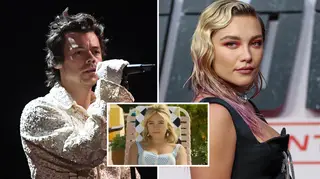 Harry Styles and Florence Pugh can be heard singing on the DWD teaser