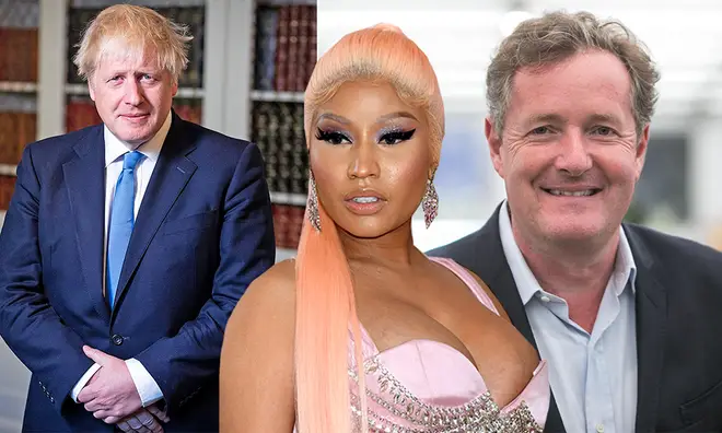 Everything you need to know about what's happening with Nicki Minaj's feud with Boris Johnson and Piers Morgan