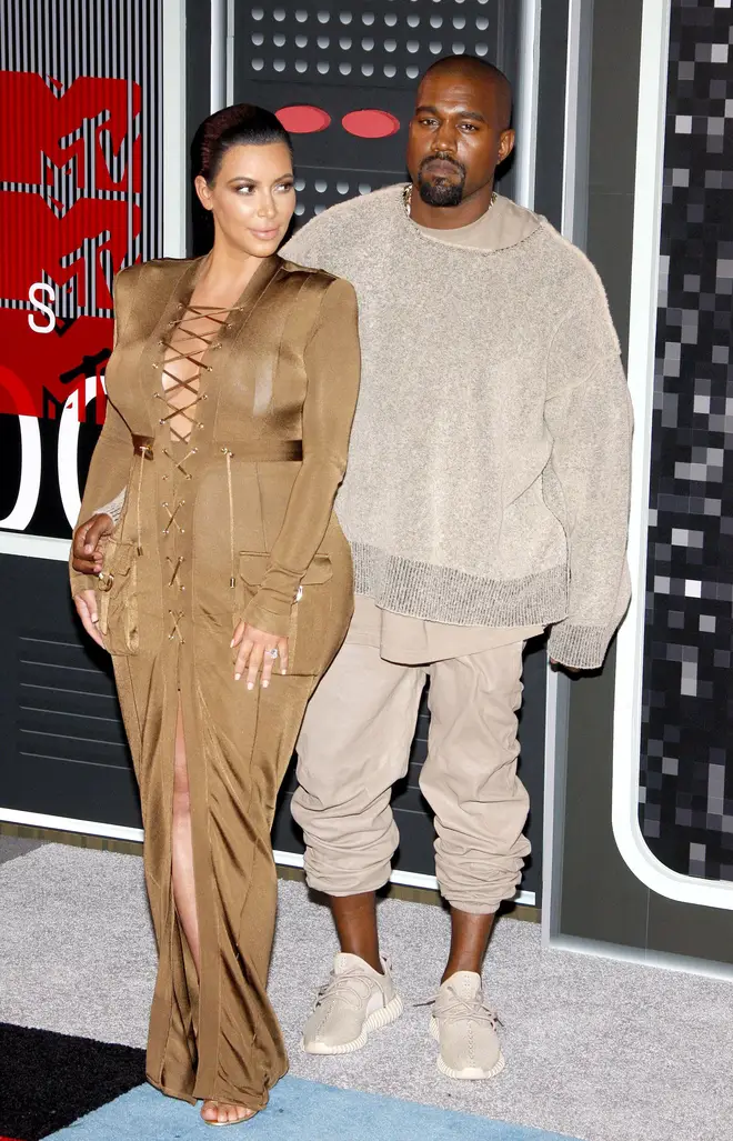 Kanye West has fuelled rumours he's back with Kim Kardashian