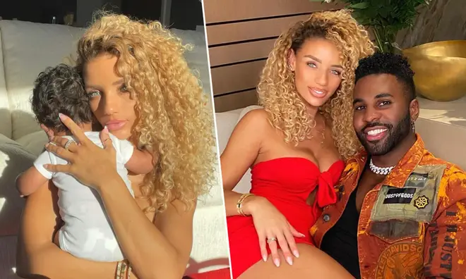 Jena Frumes shared a post dedicated to her son following her split from Jason Derulo