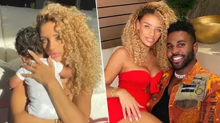 Jena Frumes shared a post dedicated to her son following her split from Jason Derulo