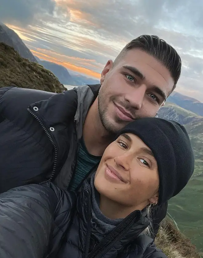 Molly-Mae and Tommy Fury cosy up at home during her recovery