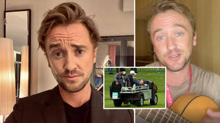 Tom Felton assured fans he's recovering after collapsing at a golf tournament