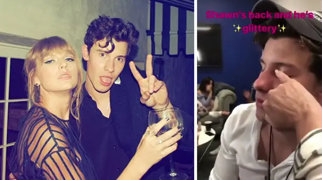 Shawn Mendes and Taylor Swift.