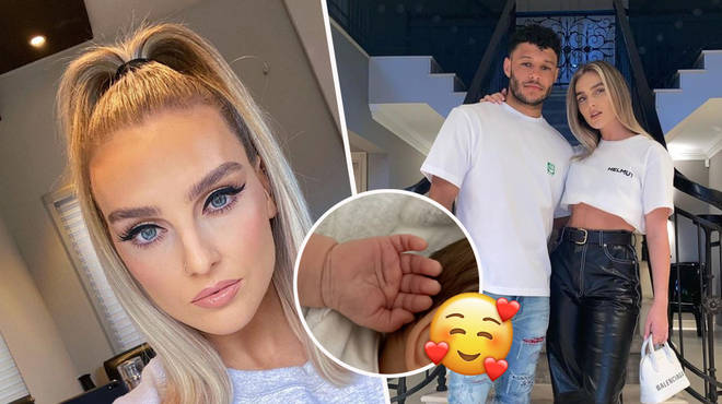Perrie Edwards welcomed baby Axel in August