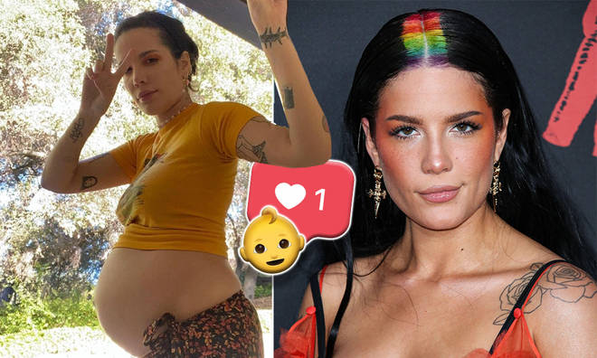 Halsey has shared the first picture of baby Ender