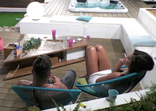 The Love Island smoking area was banned from being shown on TV in 2018 onwards