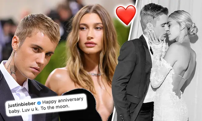 Hailey and Justin Beiber mark three years since they tied the knot