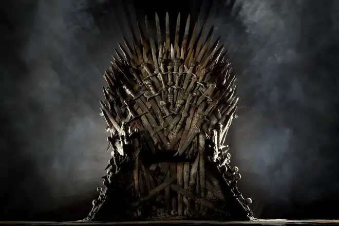 The iron throne used in Game of Thrones